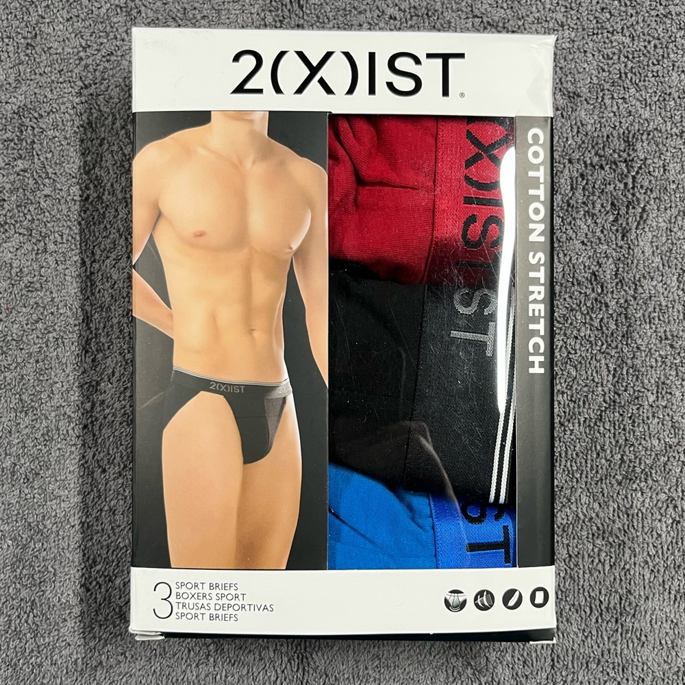 2xist cotton stretch sport briefs